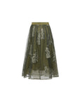 YAYING Mesh Midi Skirt