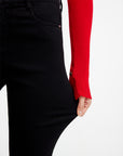 EP YAYING Retro Black Pants