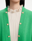EP YAYING Cashmere Knitted Cardigan