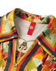 YAYING Animal&Geometric Printed Blouse