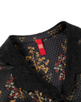 YAYING Silky Printed Belted Blouse