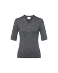EP YAYING Wool V-neck Fit Sweater Top