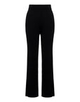 EP YAYING Straight-leg Black Knitted Skirt