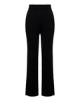 EP YAYING Straight-leg Black Knitted Skirt