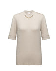 EP YAYING Round-Neck Knit Top