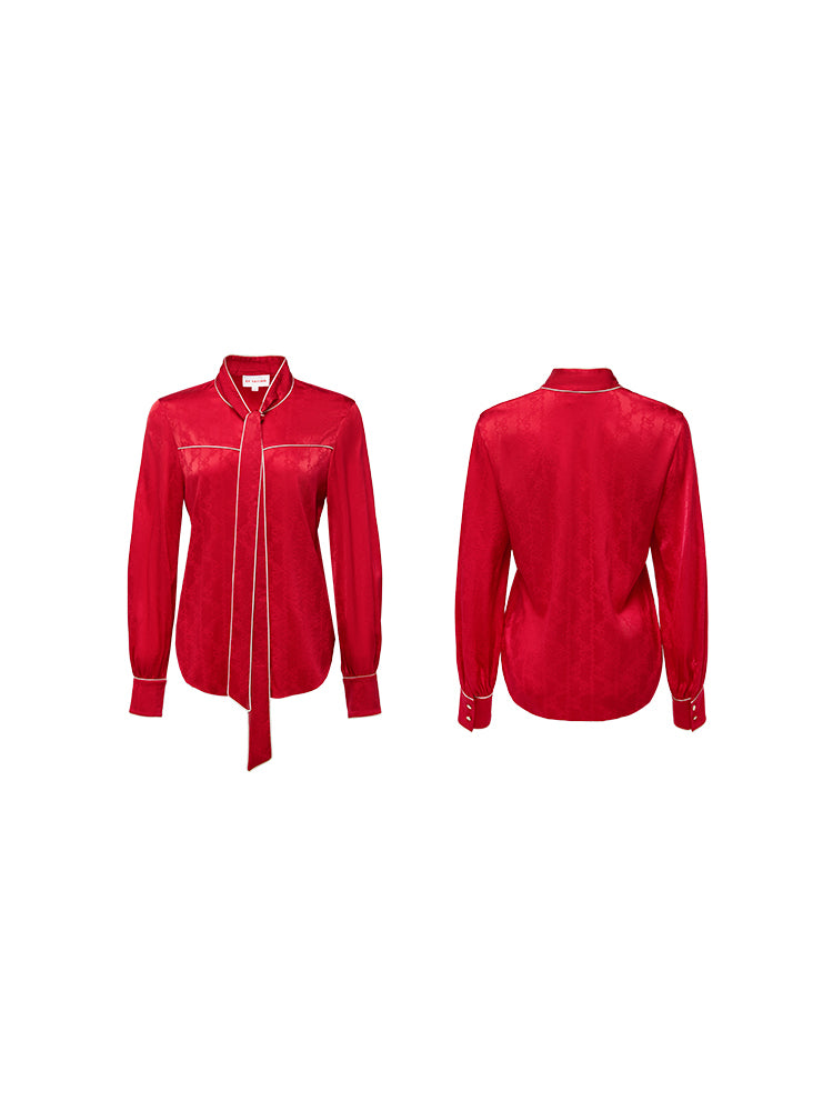EP YAYING Lace-up Shirt