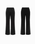 EP YAYING Velvet High-waisted Wide Leg Pants