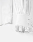 EP YAYING White Silk Blouse