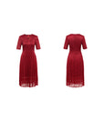 YAYING Gathered Waist Dress