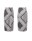 EP YAYING Signature Logo Print Skirt