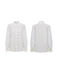EP YAYING Silk White Shirt