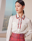 YAYING Satin Silk Shirt