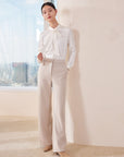 YAYING Silk White Shirt