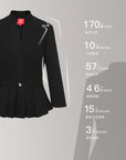 YAYING Triacetate Black Blazer