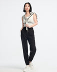 EP YAYING high-waisted tapered pants