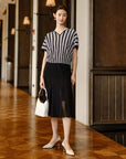YAYING Elegant Black Skirt