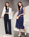YAYING Triacetate V-neck Shirt