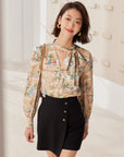 EP YAYING Mulberry Silk Shirt