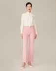 YAYING Lace Bow Shirt