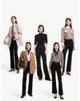 EP YAYING High Waist Flared legs Pants