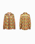 YAYING Animal&Geometric Printed Blouse