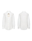 YAYING Silky White Blouse