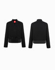 YAYING Standing Collar Woolen Coat