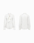 EP YAYING White Silk Blouse