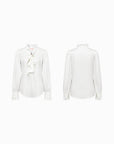EP YAYING White Silk Blouse
