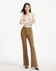 EP YAYING Flare-Leg Pants