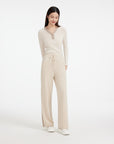 EP YAYING Non-dyeing Cashmere Knit Pants