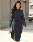 EP YAYING Wool Plaid Skirt
