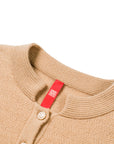YAYING Puff Sleeve Knit Cardigan