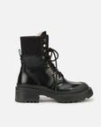EP YAYING Urban Combat Boots In Leather