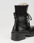 EP YAYING Urban Combat Boots In Leather