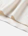 EP YAYING Semi-High Neck White Knit Top