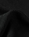 EP YAYING Semi-High Neck Black Knit Top