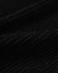 EP YAYING Straight-leg Black Knitted Skirt