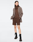 EP YAYING High-waisted Knitted Shorts