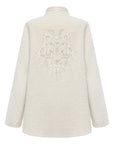 YAYING Beige Textured Jacket