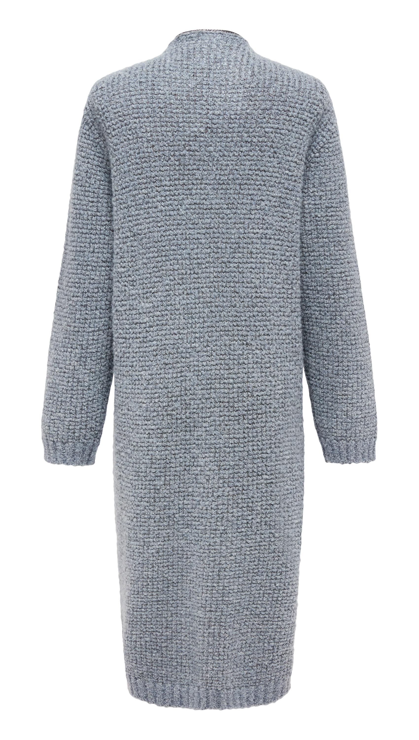 YAYING Grey Textured Midi Dress
