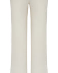YAYING Cream Straight-Leg Trousers