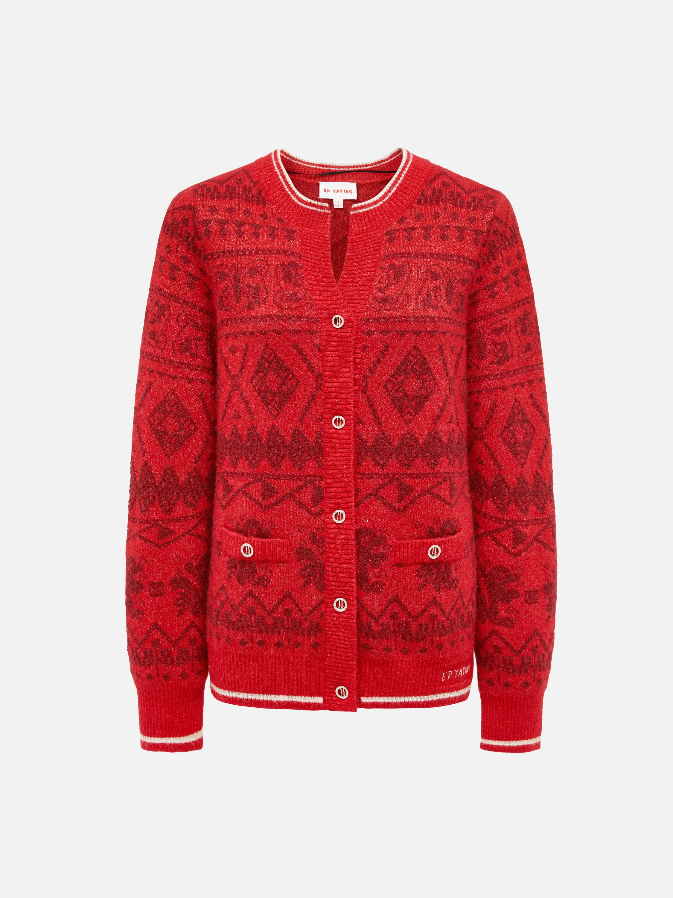 EP YAYING Merino Wool Knit Cardigan Knit Wear EGHIV9176AR