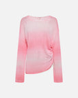 EP YAYING Gradient Knit Drawstring Waist Sweater Top