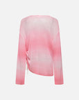 EP YAYING Gradient Knit Drawstring Waist Sweater Top