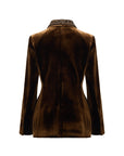 EP YAYING Silk-Blend Sophisticated Blazer Jacket
