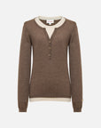 EP YAYING Heart-Shaped Neck Pullover EGKIR9916AT