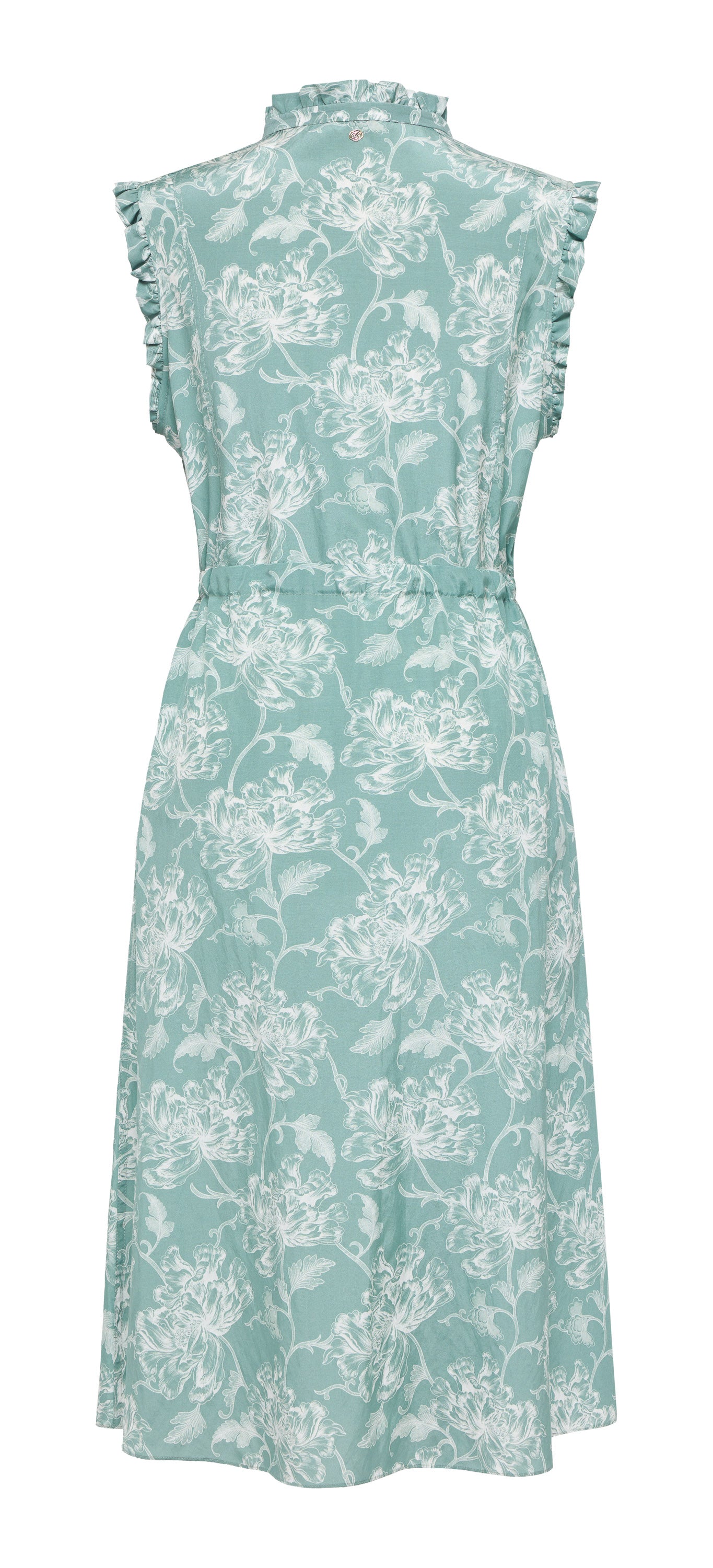 YAYING Green Pattern Sleeveless Dress