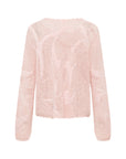 EP YAYING Drop-Shoulder Open-Knit Top