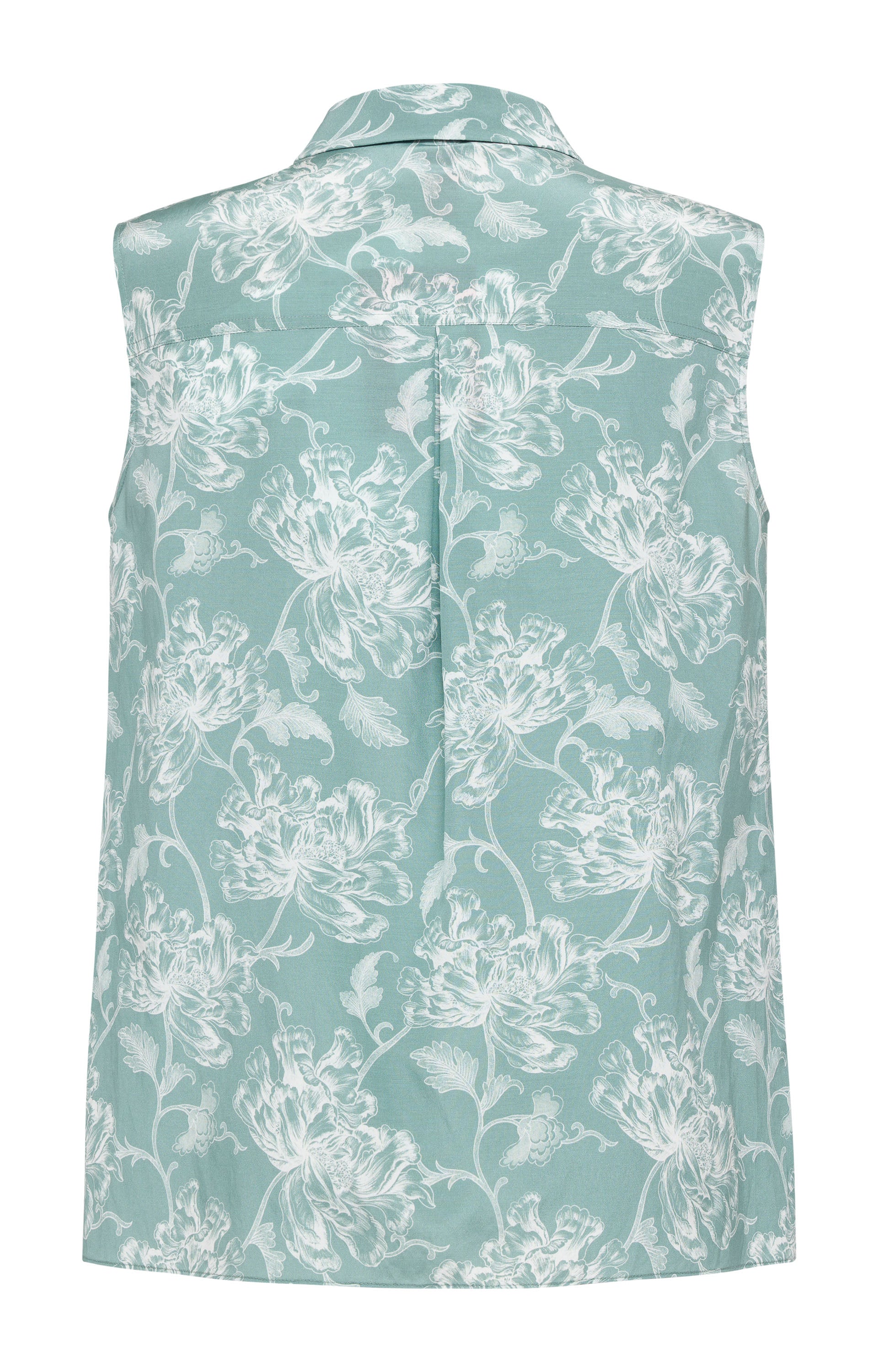 YAYING Green Printed Sleeveless Top